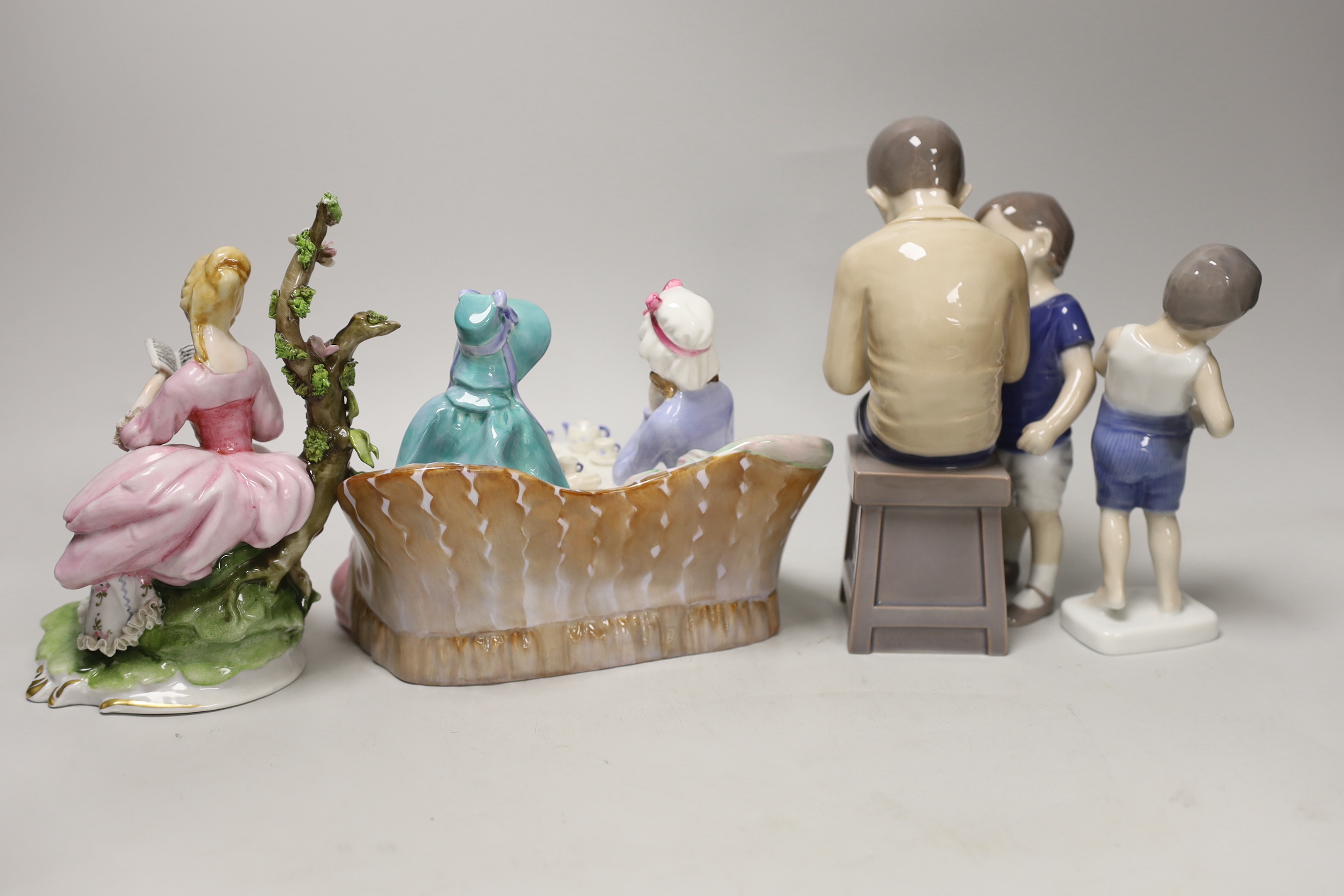 A group of Bing & Grondahl, Doulton etc figures